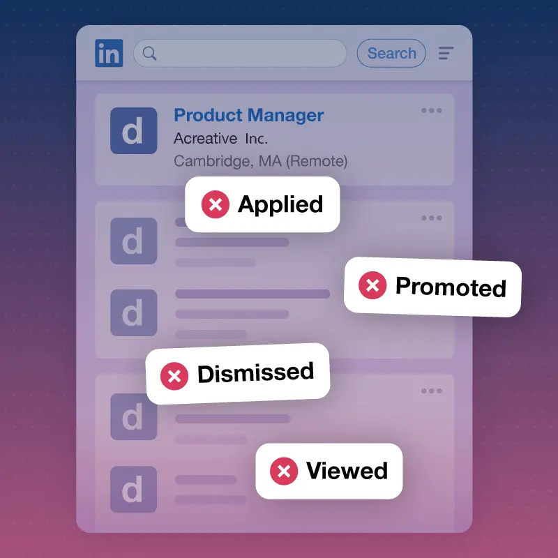 Hide Irrelevant Job Listings